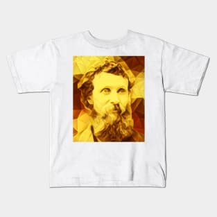 John Muir Golden Portrait | John Muir Artwork 11 Kids T-Shirt